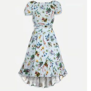 Disney Alice in Wonderland Mary Blair Her Universe Floral Top Skirt Set M 70th